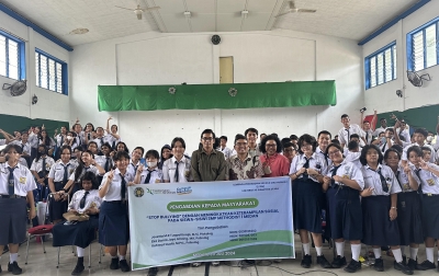 TPM Psikologi USU di SMP  Methodist 1 Medan “Stop Bullying”dengan Tingkatkan Keterampilan Sosial