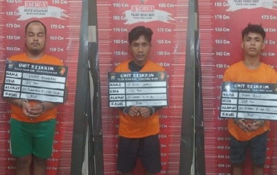 3 Pelaku Begal Ditangkap Polsek Medan Baru, 2 DPO