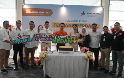 Super Air Jet Buka Rute Baru Kualanamu-Jambi dan Lampung