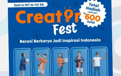 Dukung Perkembangan Industri Kreatif, BRI Gelar Kompetisi “Creator Fest 2024”