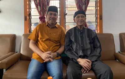 Hasan Basri Sagala Silaturahmi dengan dr Aznan Lelo, Si 'Dokter Ikhlas' Asal Medan