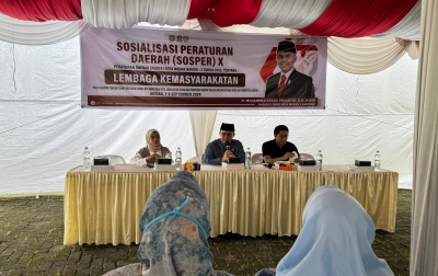 Tyo Jelaskan Fungsi LPM, TP PKK, Karang Taruna, dan Sejenisnya kepada Masyarakat