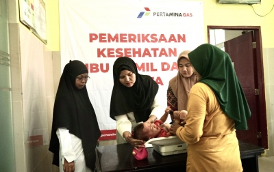 Fokus Kualitas Generasi Penerus, Pertagas Gandeng Dua Puskesmas Cegah Stunting