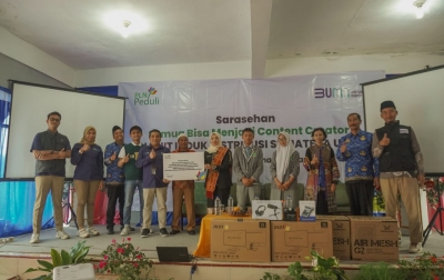 Di SMK Swasta Al Karomah, PLN Berikan Bantuan Program TIK