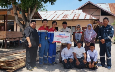 Renovasi  Balai Ngaji Pesantren, Pertamina Gas Salurkan Bantuan