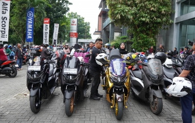 Peserta Maxi Yamaha Day Kagumi Fitur NMAX Turbo dan Neo