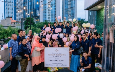 Anniversary 1 Tahun, Alhesa Residence Gelar Syukuran dan Santuni Anak Yatim