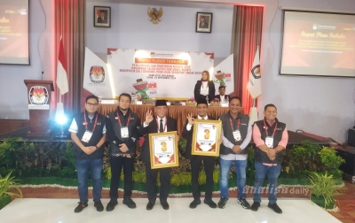 KPU Tetapkan 3 Nomor Paslon Bupati dan Wakil Bupati Deliserdang