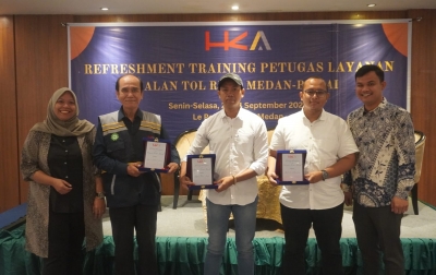 Optimalisasi Layanan Tol Medan-Binjai, Hakaaston Refreshment Training Petugas