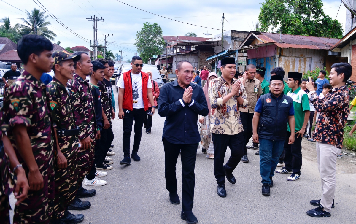 Edy Rahmayadi Senang Masyarakat Labusel Targetkan Suara 90%