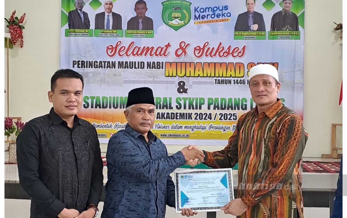 Narsum di Stadium General STKIP, Cawabub Nomor 1 Achmad Fauzan Nasution:  Pemimpin Itu Harus Visioner