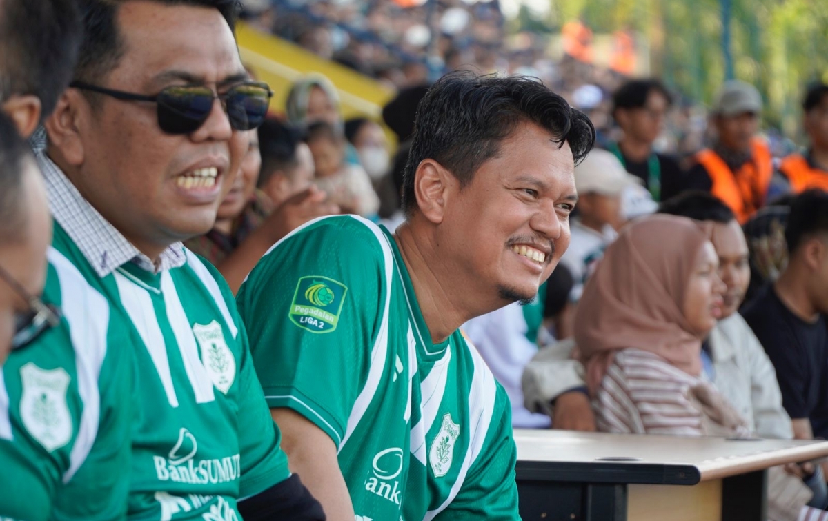 Nobar PSMS Vs FC Bekasi City, Prof Ridha-Rani Rindukan Ayam Kinantan Main di Kandang Sendiri