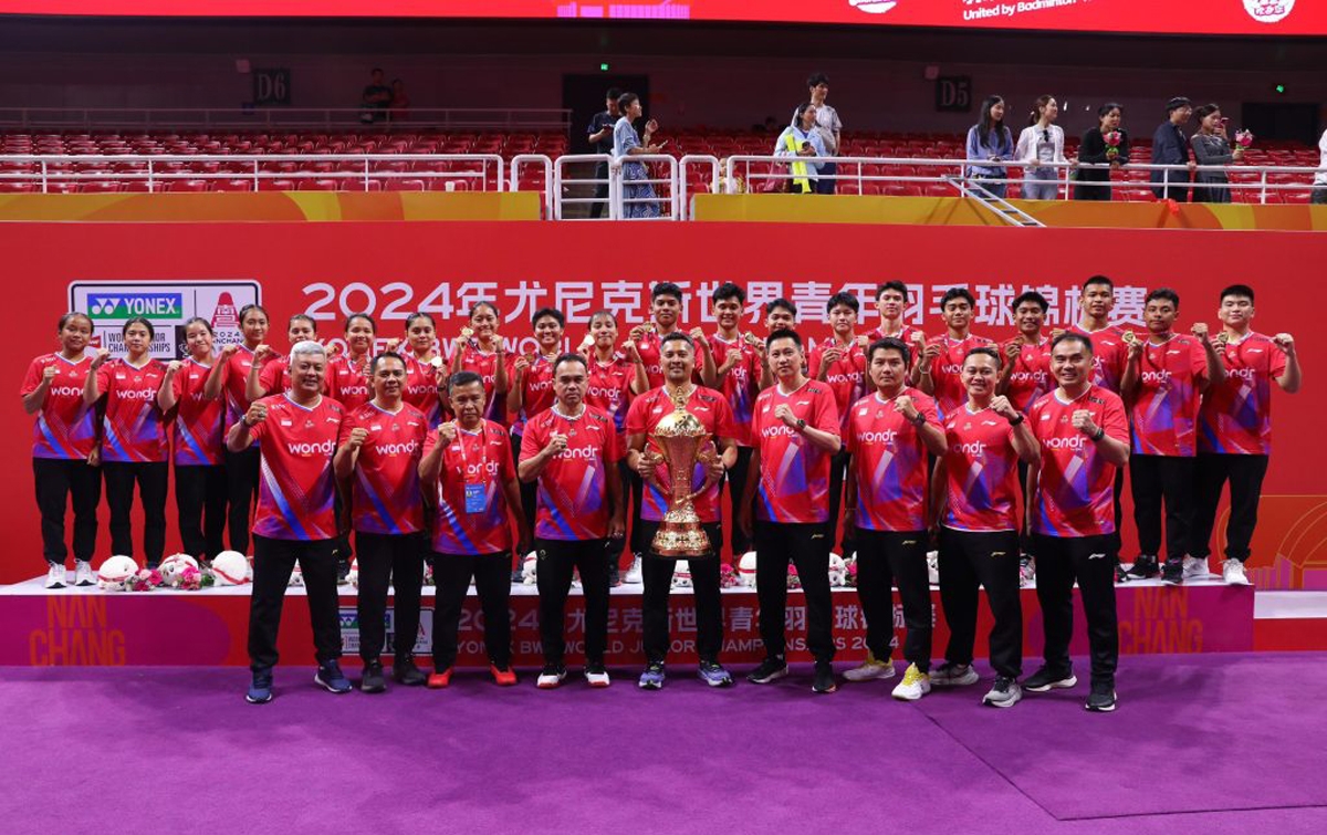 Kalahkan China, Indonesia Juara Piala Suhandinata 2024