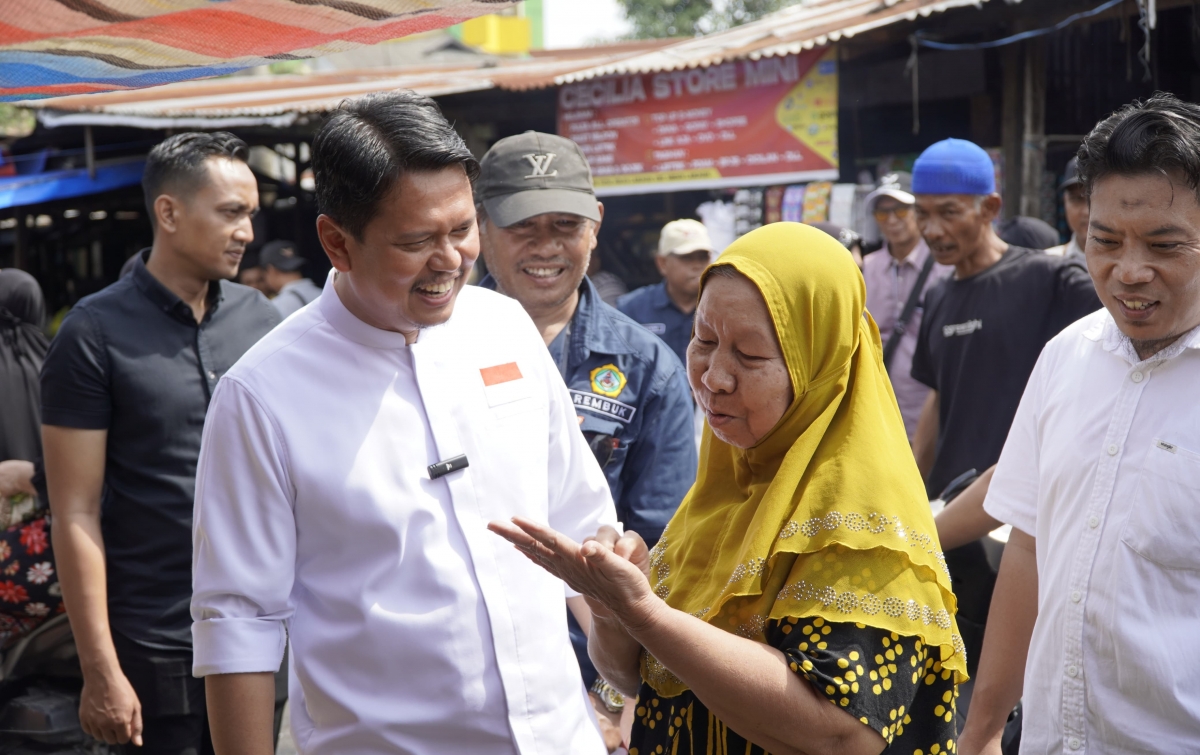 Pedagang Mengeluh ke Prof Ridha, Pasar Uka Marelan dan Medan Labuhan Sering Banjir