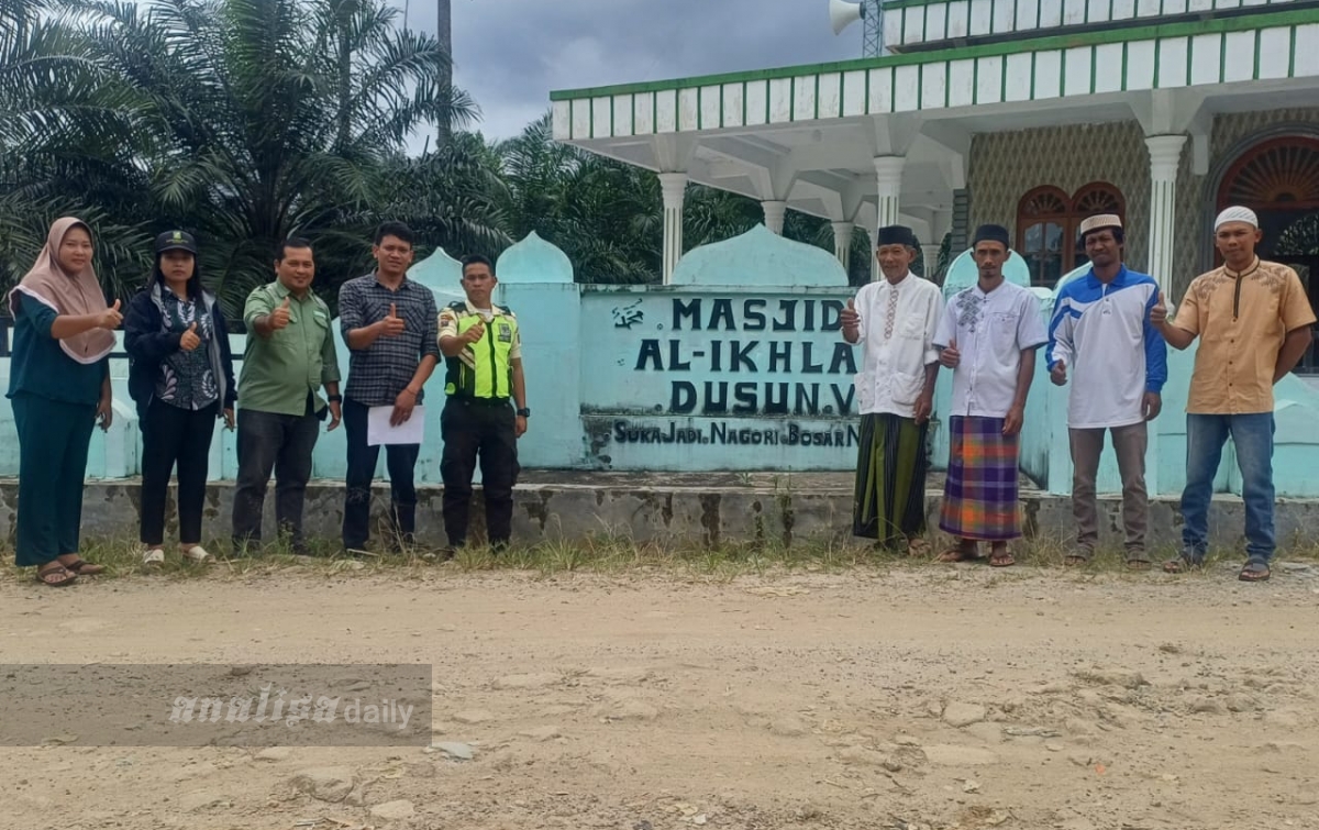 TPL Bantu Pembangunan Fasilitas Sanitasi di Masjid Al Ikhlas Desa Bosar Nauli