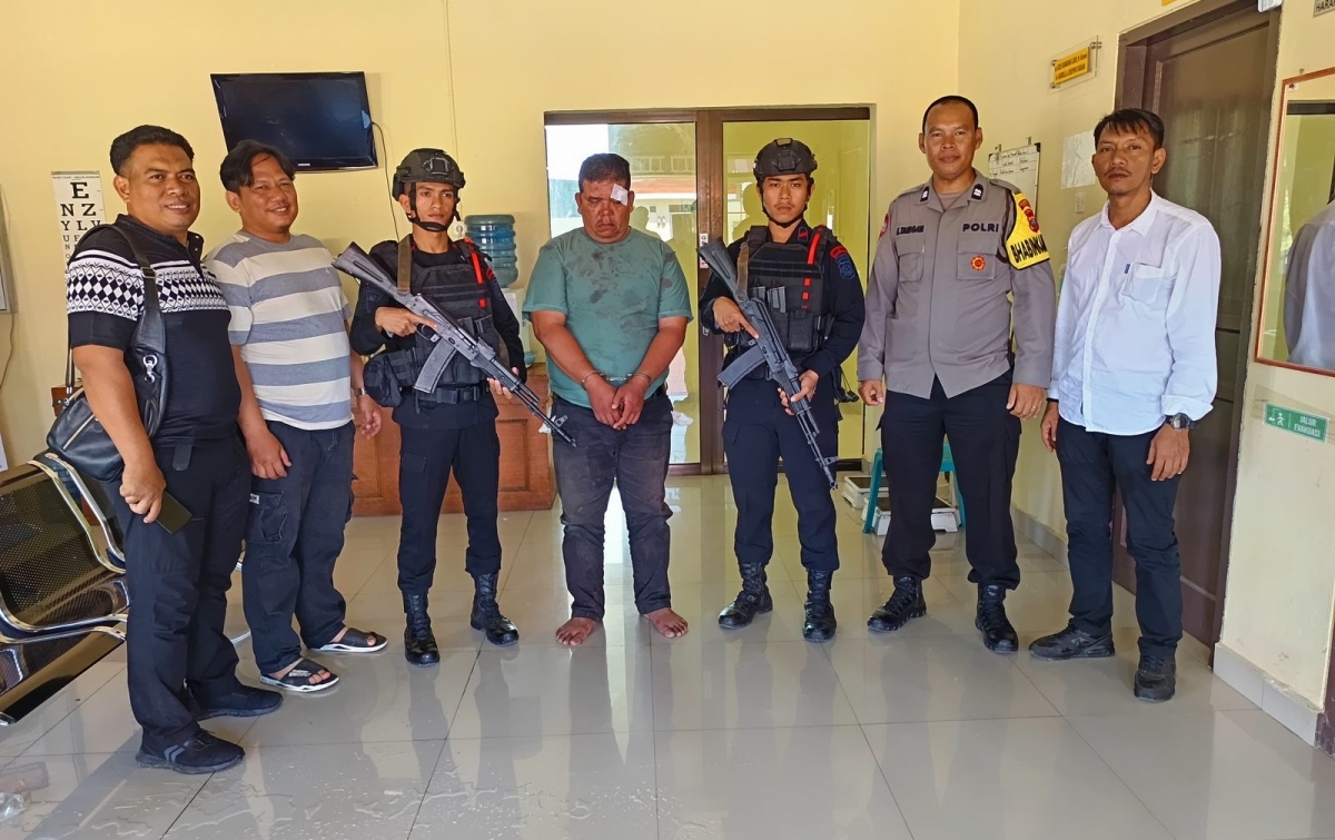 Pelaku Jambret Ditangkap Brimob Saat Beraksi di Jalan Sidorukun