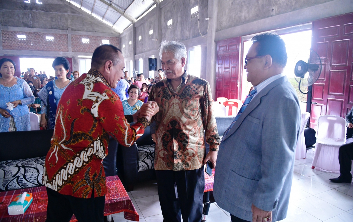 Bishop Gereja Protestan Persekutuan Doakan Edy Rahmayadi Gubernur Sumut Lagi