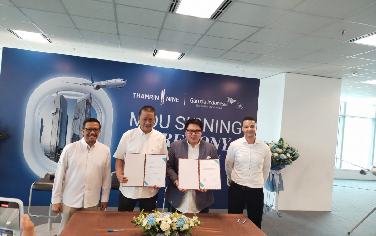 Kerja Sama Garuda Indonesia - Thamrin Nine Hadirkan Premium Experience bagi Pengguna Jasa