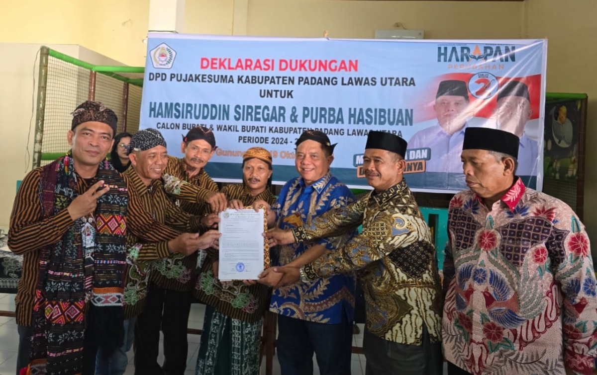 Pilkada Paluta, Pujakesuma Siap Menangkan Hamsir-Purba