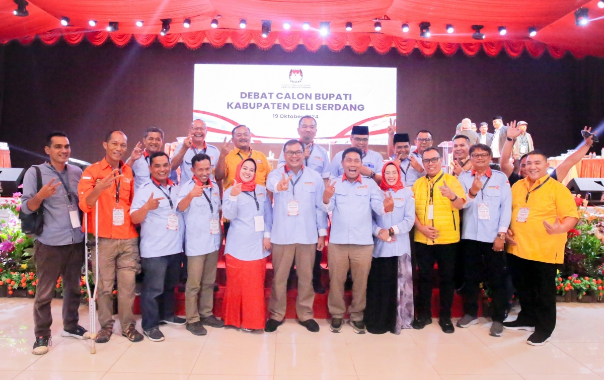 Debat Perdana, Asri Ludin-Lomlom Suwondo Paparkan Program Unggulan ADIL untuk Deliserdang Sehat