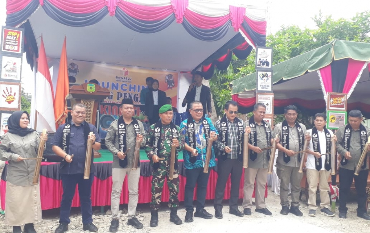 Bawaslu Sumut dan Palas Launching Kampung Pengawasan di Desa Sidomulio