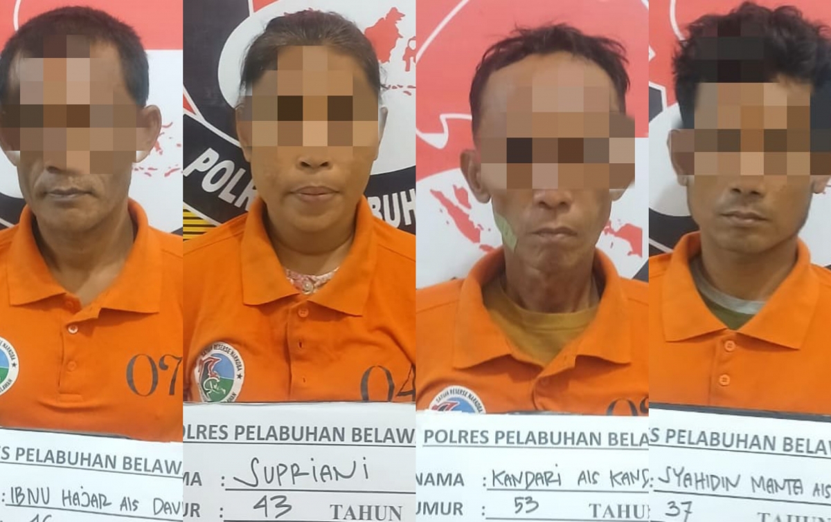 Grebek Sarang Narkoba di Gang Turi Tanjung Mulia, Polisi Tangkap Pengguna dan Pengedar