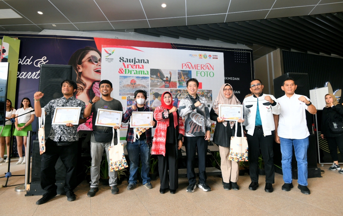 PB PON Wilayah Sumut Gelar Pameran Foto Saujana Arena Drama