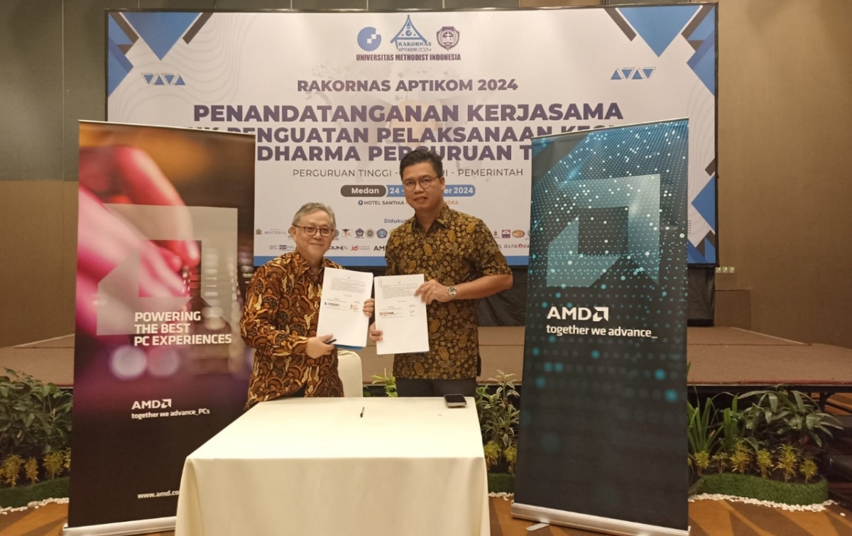 MoU AMD Indonesia dan Aptikom, Tingkatkan Kualitas Pendidikan Tinggi Bidang Informatika dan Komputer