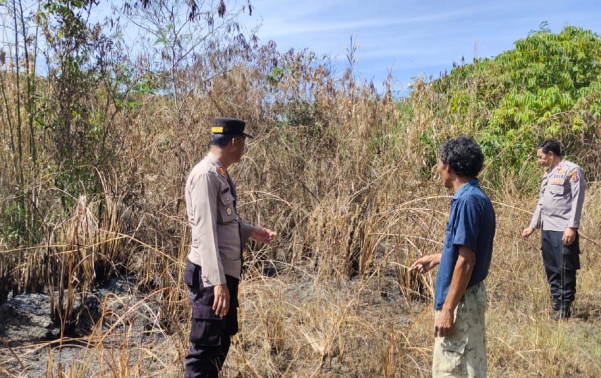 Polres Toba Ajak Warga Tidak Bakar Hutan dan Lahan, Karena Berbahaya!