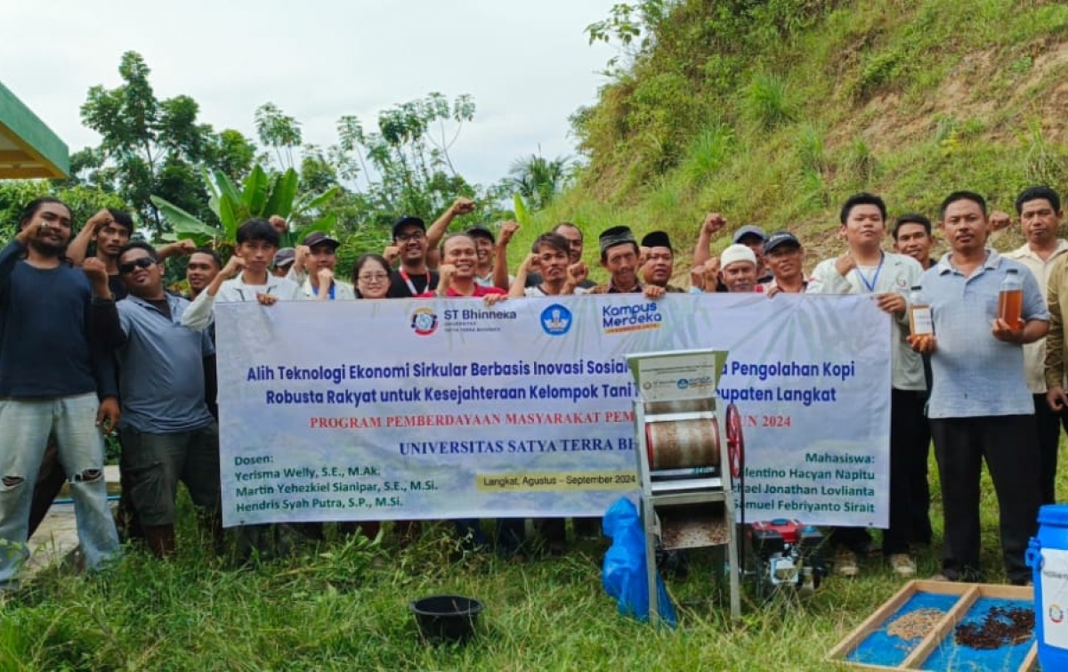 Dosen ST Bhinneka Berdayakan Kelompok Tani Perkasa Kampung Darussalam