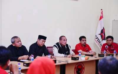 DPC PDIP Labusel Komit Menangkan Edy-Hasan, Target Raih Suara 70%