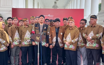 Presiden Joko Widodo Terima Ormas Pujakesuma di Istana