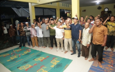 Konsolidasi dengan Kordes se-Kecamatan Huragi, Putra Mahkota Minta Seluruh Tim Solid