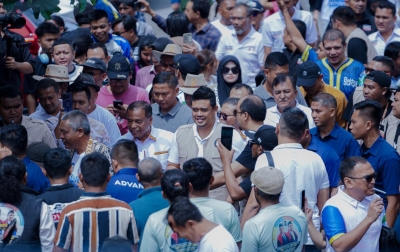 Teriakan Bobby-Surya Menang Bergema di Kota Berastagi