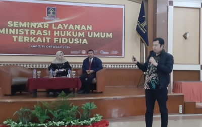 Tingkatkan Layanan AHU, Kemenkumham Sumut Seminar Layanan Jaminan Fidusia