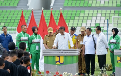 Presiden Joko Widodo Resmikan Stadion Utama Sumut dengan Fasilitas Mewah