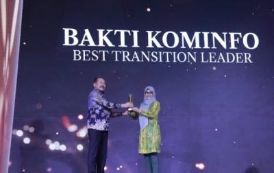 BAKTI  Kominfo Raih Best Transition Leader dalam GCG Awards 2024