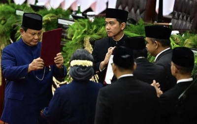 Prabowo Bersumpah Berbakti kepada Negara Sesuai Amanat UUD 1945