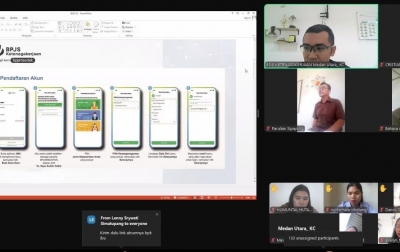 Permudah Pelayanan, BPJS Ketenagakerjaan Medan Utara Siapkan Booth Virtual JMO