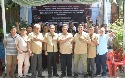 KPU dan PWI Deliserdang Sosialisasi Pilkada Serentak di Lubukpakam