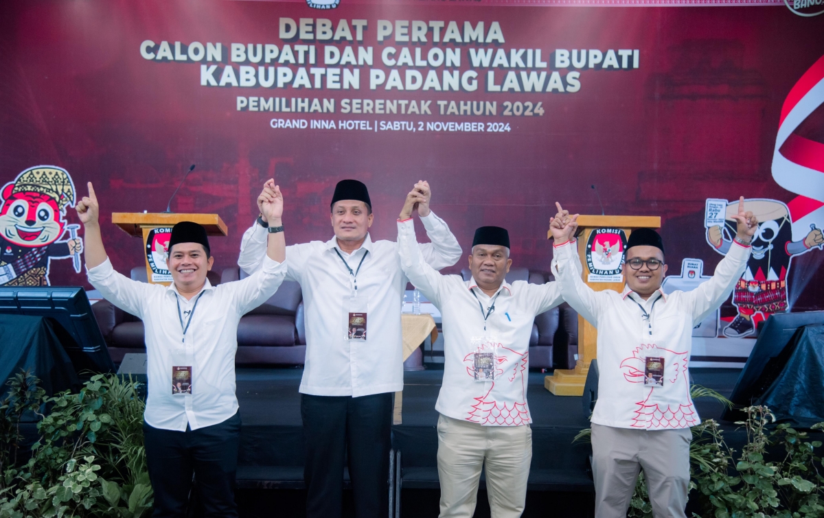 Debat Pertama Paslon Cabub dan Cawabub Palas  PMA-AFN Terlihat Unggul dalam Menguasai Visi Misi