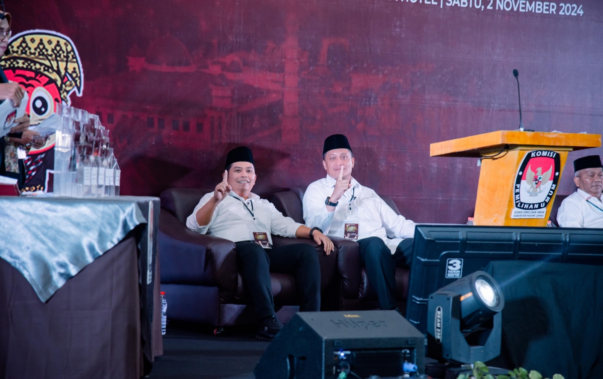 Debat Publik Pertama Pilkada Palas Paslon PMA - AFN Relatif Kuasai Panggung