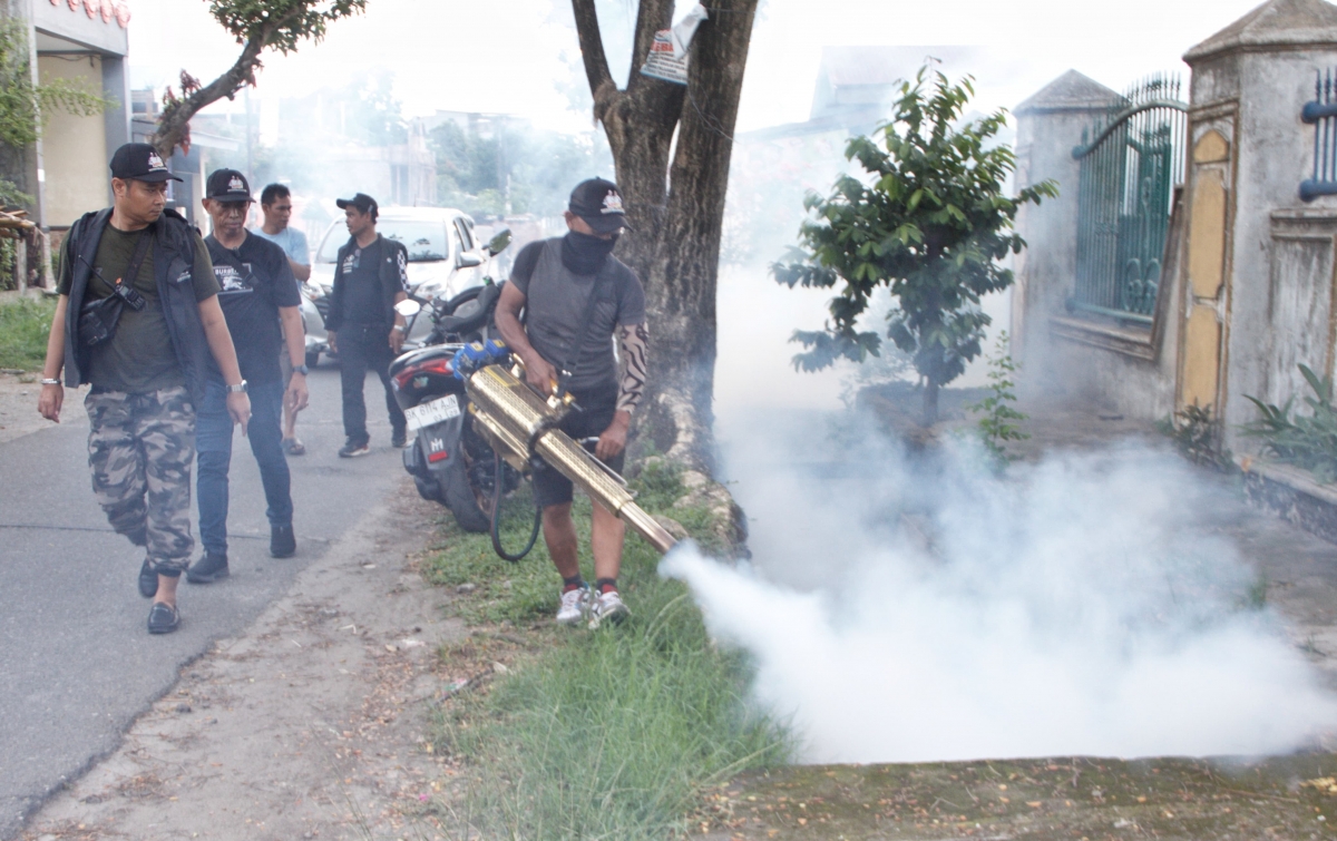 HIRO Targetkan Fogging ke 10.100 Rumah Warga Medan