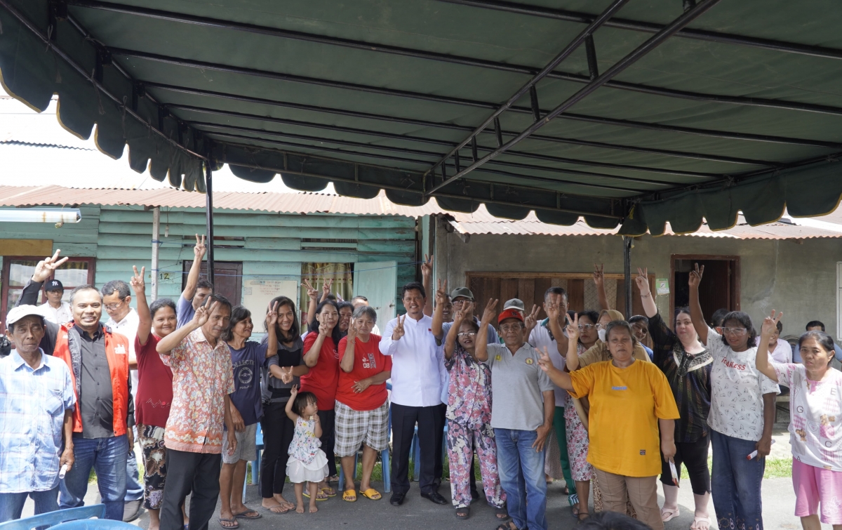 Gelar Sosialisasi dan Pemeriksaan Gratis di Kelurahan Anggrung, Prof Ridha Didoakan Jadi Wali Kota Medan