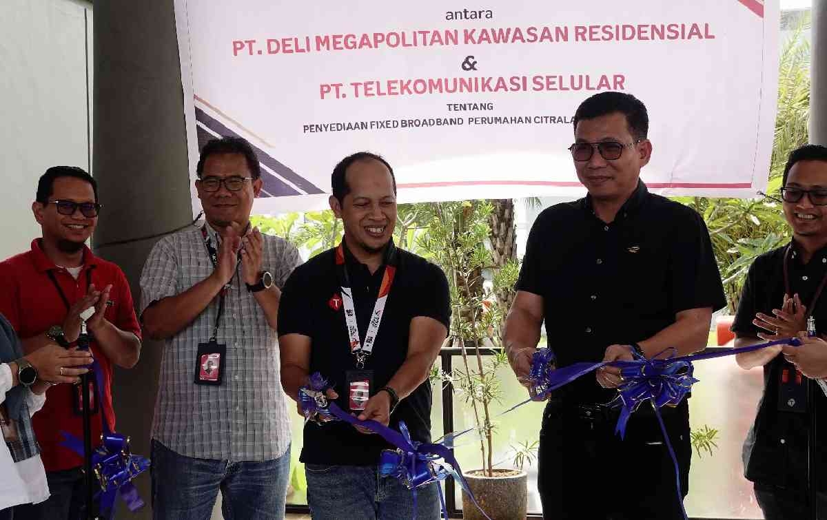 Telkomsel Jalin Kerja Sama dengan Perumahan Citraland Helvetia untuk Penyediaan Layanan Fixed Broadband IndiHome