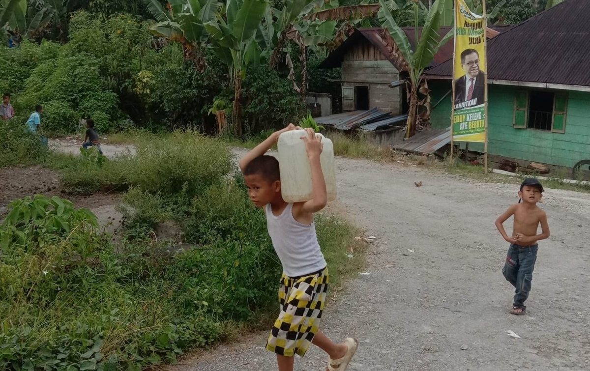 Siswa Pundak Air Sejauh 500 Meter dari Sungai di Dairi