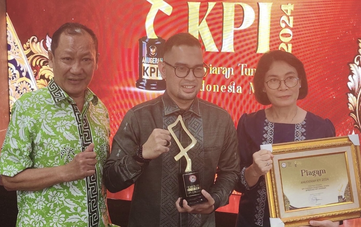 KPID Sumut Raih Penghargaan Anugerah KPI 2024