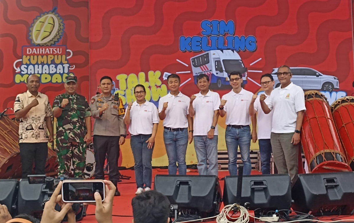 Band Nidji Tutup Seri Pamungkas 'Daihatsu Kumpul Sahabat 2024' di Medan