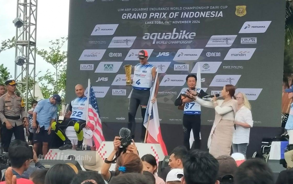 Francois Medori Juara 1 Aquabike Jetski Dairi Cup