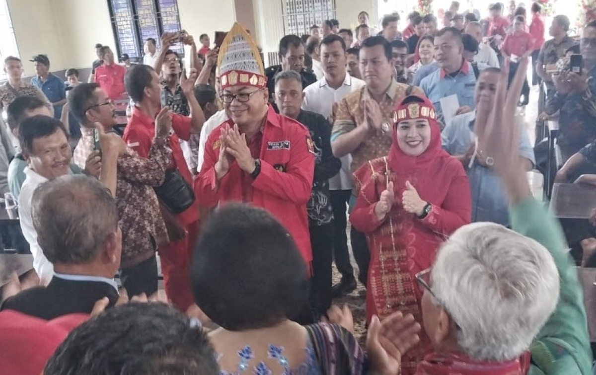 Popparan Raja Silahi Sabungan dan PBB Deklarasi Dukung Asri Ludin Tambunan